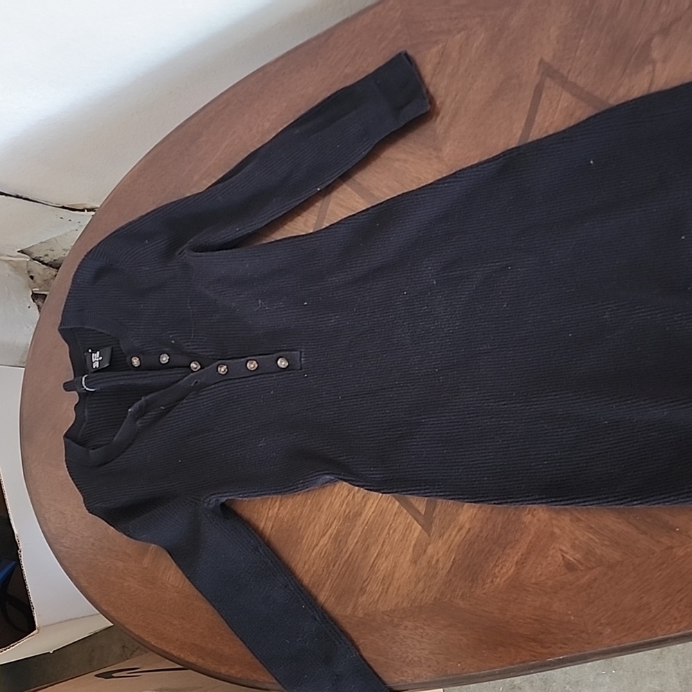 Sweater dress black